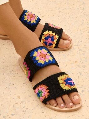 🆕{Manebi} Cotton Crochet Sandals